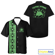 Load image into Gallery viewer, Custom Vintage Tribal Bowling Shirt For Men And Women, Bowling Team Button Up Shirt IPHW10063