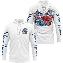 Load image into Gallery viewer, Custom Texas Slam Long Sleeve Fishing Shirts, Texas Trio Redfish, Trout, Flounder Fishing Shirts IPHW7055