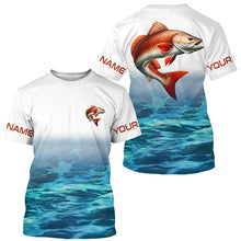 Load image into Gallery viewer, Personalized Redfish Fishing Jerseys, Redfish Puppy Drum Saltwater Tournament Fishing Shirts IPHW5700