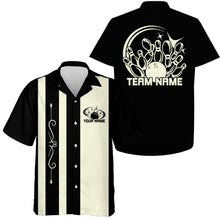 Load image into Gallery viewer, Custom Classic Vintage Bowling Team Shirts, 50S Retro Bowling Button Up Shirt IPHW10088