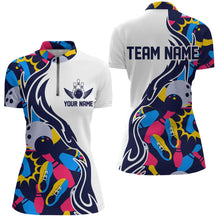 Load image into Gallery viewer, Custom Bowling Shirts For Women, Personalized Bowling Team Jerseys IPHW4597