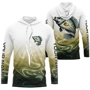 Crappie Fishing Long Sleeve Tournament Shirts, Custom Crappie Fishing Jerseys IPHW6342