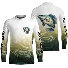 Load image into Gallery viewer, Crappie Fishing Long Sleeve Tournament Shirts, Custom Crappie Fishing Jerseys IPHW6342