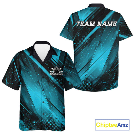 Teal and black sports jersey with 'Team Name' text on a white background, featuring Chiptee Amz branding.