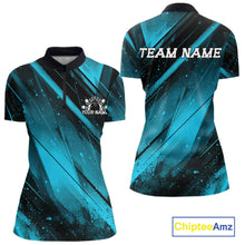 Load image into Gallery viewer, Teal and black sports jersey with 'TEAM NAME' text on a white background, featuring Chiptee Amz branding.