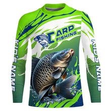 Load image into Gallery viewer, Carp Fishing Custom Long Sleeve Fishing Shirts, Carp Fishing Tournament Shirts Fishing Jerseys IPHW7184