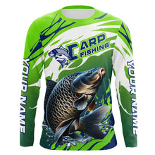 Load image into Gallery viewer, Carp Fishing Custom Long Sleeve Fishing Shirts, Carp Fishing Tournament Shirts Fishing Jerseys IPHW7184