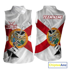 Load image into Gallery viewer, Custom Florida State Flag Golf Club Patriotic Golf Team Shirt For Women, Golfer Outfits IPHW10580