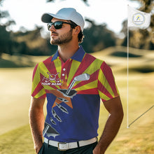 Load image into Gallery viewer, Custom Arizona State Flag Golf Club Patriotic Golf Team Shirt For Men, Golfer Outfits IPHW10583