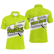 Load image into Gallery viewer, Personalized Men'S Pickleball Polo Shirts, Pickleball Tournament Shirts For Team | Green IPHW6705