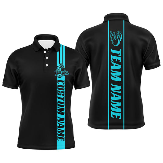 Custom Multi-Color Bowling Polo / Quarter-Zip Shirts For Men And Women, Bowling League Uniform For Bowlers IPHW6577