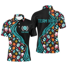 Load image into Gallery viewer, Custom Pickleball Balls And Paddles Pattern Pickleball Polo Shirts For Men, Pickleball Apparel IPHW6726