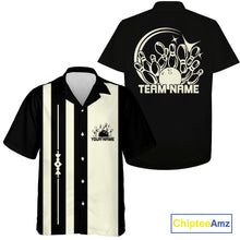 Load image into Gallery viewer, Custom Classic Vintage Bowling Team Shirts, 50S Retro Bowling Button Up ShirtIPHW10867