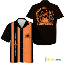 Load image into Gallery viewer, Custom Classic Vintage Bowling Team Shirts, 50S Retro Bowling Button Up ShirtIPHW10873