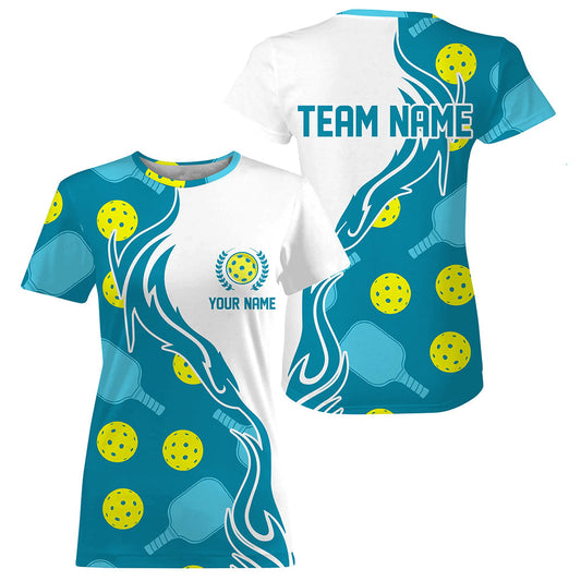 Custom Pickleball T-Shirts For Women With Team Name, Outdoor Pickleball Outfits IPHW5196