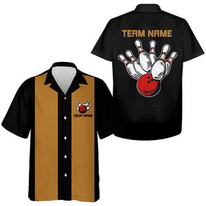 Custom Retro Bowling Shirts For Men And Women, Custom Bowling Team Uniform Vintage Style IPHW6767