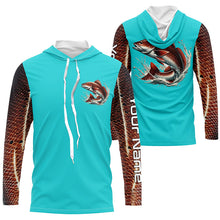 Load image into Gallery viewer, Redfish Puppy Drum Fishing Custom Performance Long Sleeve Uv Protection Shirts, Saltwater Fishing IPHW7065