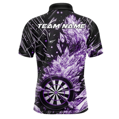 Custom Purple Ice Crystal Dart Jerseys, Ice Dart Team Multi Styles Shirts For Men, Women And Kids IPHW10404