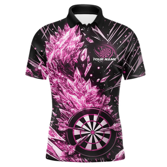 Custom Pink Ice Crystal Dart Jerseys, Ice Dart Team Multi Styles Shirts For Men, Women And Kids IPHW10405