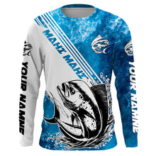 Load image into Gallery viewer, Mahi Mahi Fishing Custom Long Sleeve Performance Shirts, Saltwater Mahimahi Fishing Shirts IPHW6307