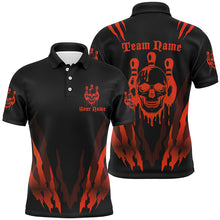 Load image into Gallery viewer, Custom Bowling Shirts For Men And Women, Multi-Color Bowling Pin Skull Team Shirts Tournament Jerseys IPHW6585