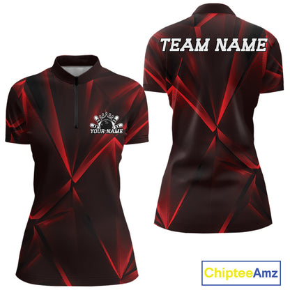 Black and red sports jersey with 'TEAM NAME' text on a white background