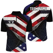 Load image into Gallery viewer, Personalized American Flag Bowling Polo Shirts For Men And Women,  IPHW6961