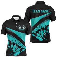 Load image into Gallery viewer, Custom Vintage Bowling Shirts For Men, Retro Bowling Jerseys Bowling Team Shirt | Blue IPHW7318