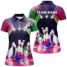 Load image into Gallery viewer, Custom Christmas Bowling Team Shirt For Women, Personalized Bowling Shirts Bowlers Outfits IPHW7843