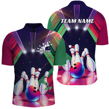 Load image into Gallery viewer, Custom Christmas Bowling Team Shirt For Men, Personalized Bowling Shirts Bowlers Outfits IPHW7843