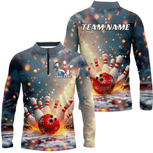 Load image into Gallery viewer, Custom Christmas Bowling Shirts For Men, Xmas Bowling Team Shirt Bowler Outfits IPHW7848