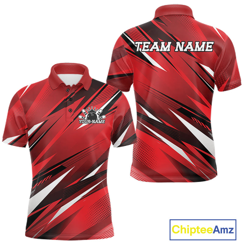 Red and black sports jersey with 'Team Name' text on a white background, featuring Chiptee Amz branding.