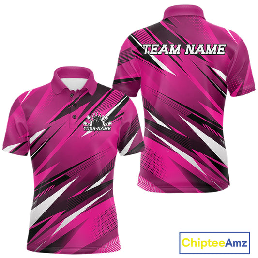 Pink and black sports jersey with 'Team Name' text on a white background, featuring Chiptee Amz branding.