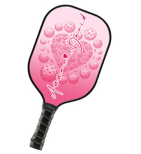 Load image into Gallery viewer, 1PC Custom Pink Heart Pickleball Paddle For Men And Women, Valentines Pickleball Couple IPHW8193