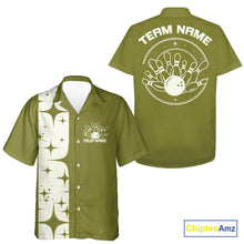 Load image into Gallery viewer, Custom Vintage Bowling Men And Women Hawaiian Shirts, Retro Style Bowling Team Shirt IPHW10078