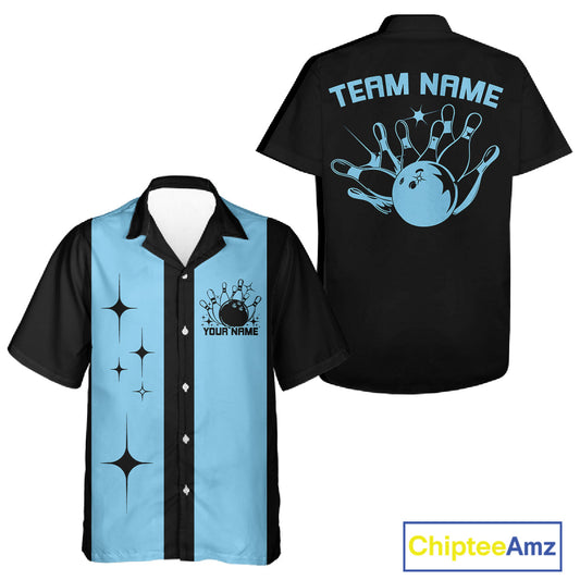 Custom Classic Vintage Bowling Men And Women Shirt, Retro Bowling Team Shirt IPHW10069