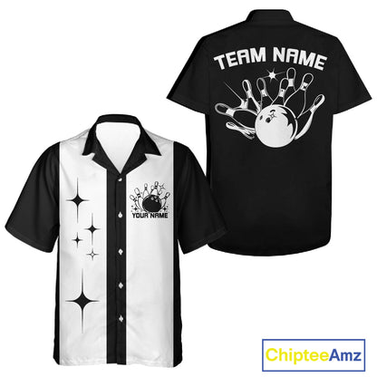 Custom Classic Vintage Bowling Men And Women Shirt, Retro Bowling Team Shirt IPHW10069