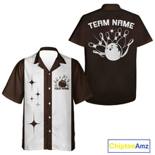 Load image into Gallery viewer, Custom Classic Vintage Bowling Men And Women Shirt, Retro Bowling Team Shirt IPHW10069