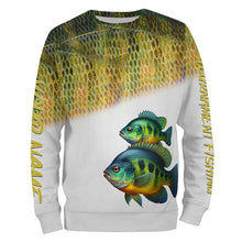 Load image into Gallery viewer, Bluegill tournament fishing customize name all over print shirts personalized gift NQS197