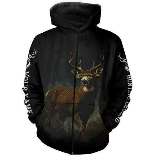 Deer Hunting Customize Name 3D All Over Printed Shirts, personalized Deer hunting apparel NQS698