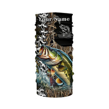 Load image into Gallery viewer, Largemouth bass Fishing Camo Customize Name 3D All Over print shirts personalized fishing apparel NQS441