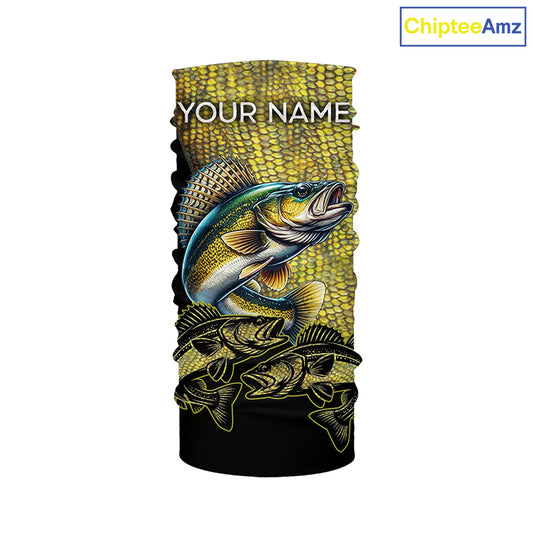Walleye fishing customize name all over print shirts personalized fishing gift NQS228