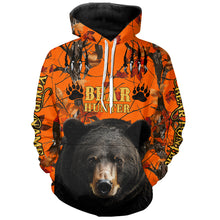 Load image into Gallery viewer, Black Bear Hunting Customize Name 3D All Over Printed Shirts Personalized Hunting gifts NQS637