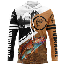 Load image into Gallery viewer, Redfish Puppy Drum Fishing customize name performance fishing shirt UV protection long sleeves NQS614