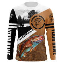 Load image into Gallery viewer, Redfish Puppy Drum Fishing customize name performance fishing shirt UV protection long sleeves NQS614