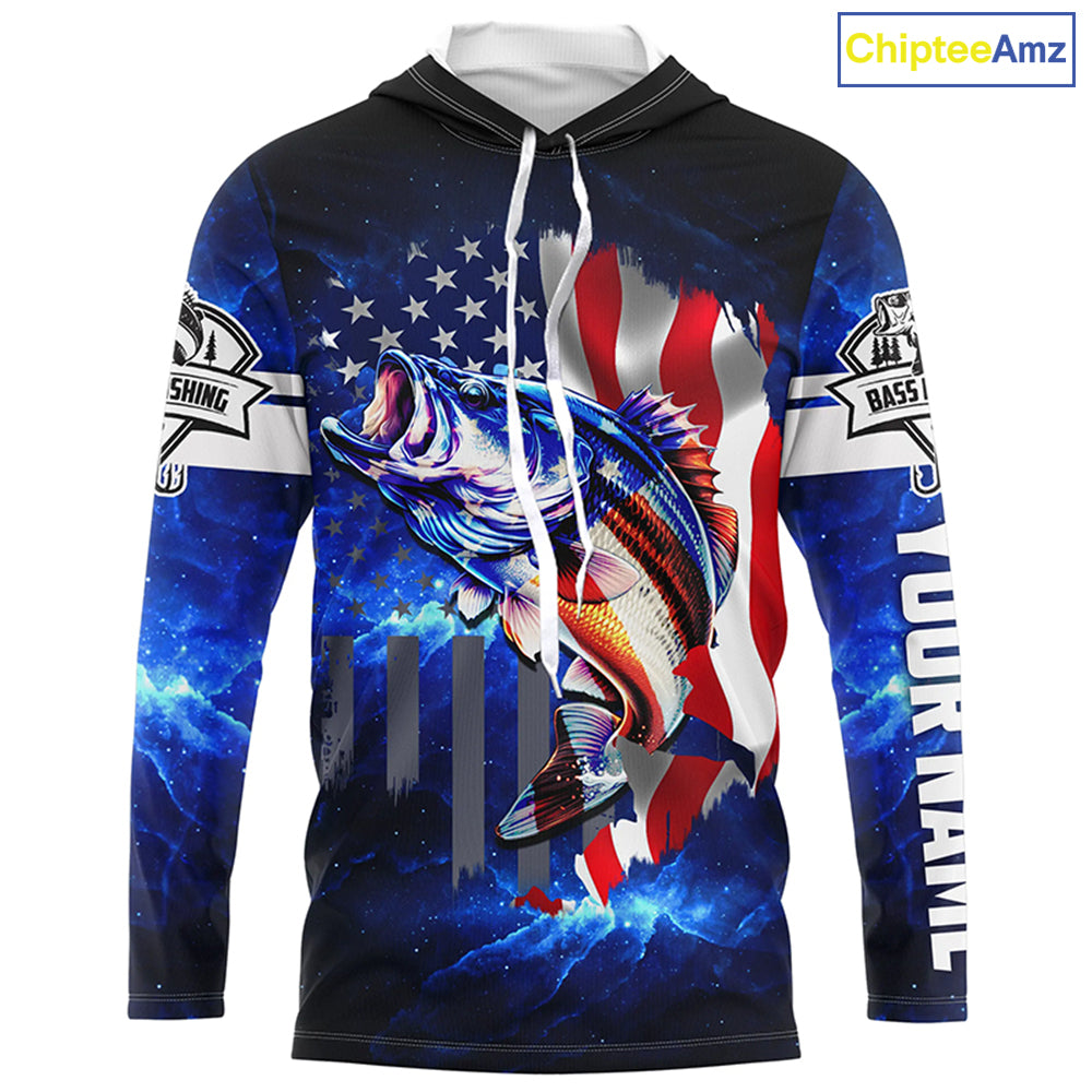Largemouth Bass Fishing custom UV protection Fishing shirts NQS648
