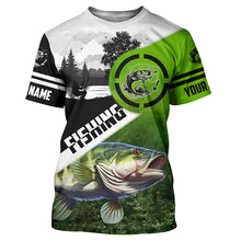 Load image into Gallery viewer, Largemouth Bass fishing Customize All Over Printed Shirts For Men And Women Personalized Fishing Gift NQS241