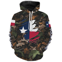 Load image into Gallery viewer, Texas Hunting Camo Customize Name 3D All Over Printed Shirts Personalized gift For Men, women, Kid NQS6814