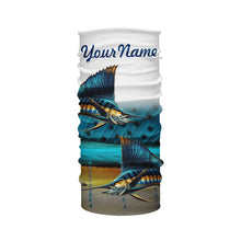 Load image into Gallery viewer, Sailfish Fishing scales Customize Name UV protection fishing Shirts, personalized fishing jerseys NQS269