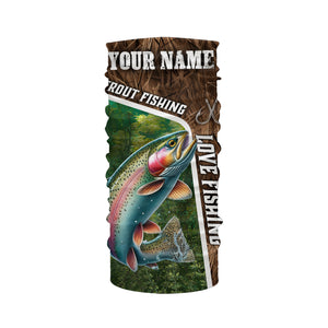 Personalized Rainbow trout Fishing Shirts, Love Fishing Camo fish on 3D All Over Printed Shirts NQS5902